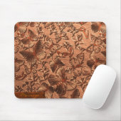 Schmetterlings-Leder 1 Mousepad (Mit Mouse)