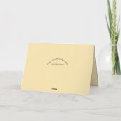 Schmetterlings-leere Anmerkungs-Karte Karte (Rückseite)