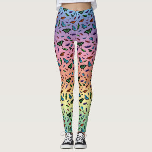 Schmetterlings-Leggings (Regenbogen) Leggings