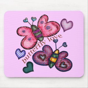 Schmetterlings-Liebe-T - Shirts und Geschenke für Mousepad
