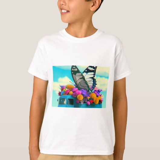 Schmetterlings-LKW T-Shirt (Vorderseite)