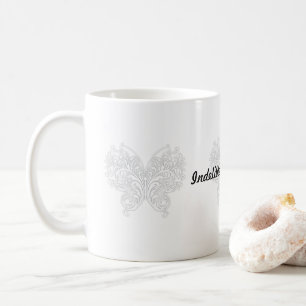Schmetterlings-Logo-Tasse IPC drei Kaffeetasse