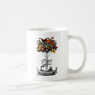 Schmetterlings-Luftschiff Kaffeetasse