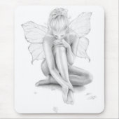 Schmetterlings-Mädchen Mousepad (Vorne)