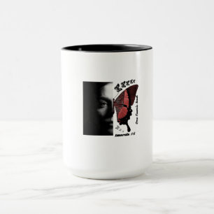 Schmetterlings-Mädchen-Tasse, Gothic-Ästhetik-Kaff Tasse