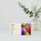 Schmetterlings-Malerei-Kunst - multi Visitenkarte (Stehend Vorderseite)