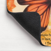 Schmetterlings-Mauspad 1 Timotheus 4:12 Mousepad (Ecke)