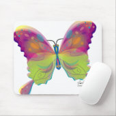 Schmetterlings-Mauspad Mousepad (Mit Mouse)