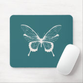Schmetterlings-Mauspad Mousepad (Mit Mouse)