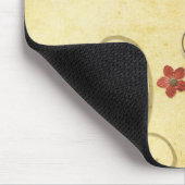 Schmetterlings-Mausunterlage Mousepad (Ecke)