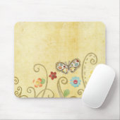 Schmetterlings-Mausunterlage Mousepad (Mit Mouse)