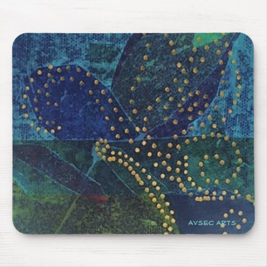 "Schmetterlings-" Mausunterlage Mousepad (Vorne)