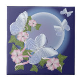 Schmetterlings-Mond-Strahlen Fliese (Vorderseite)