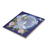 Schmetterlings-Mond-Strahlen Fliese (Seite)