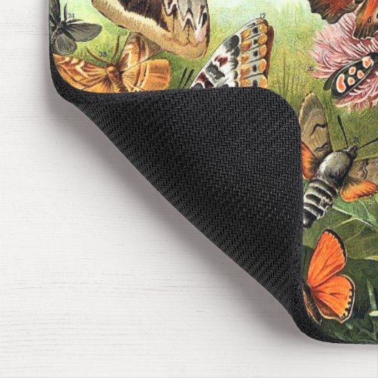 Schmetterlings-Motten-Raupen-wild lebende Tiere Mousepad (Ecke)
