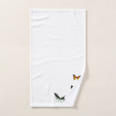 Schmetterlings-Muster-Badezimmer-Tuch-Set Badhandtuch Set (Handtuch)