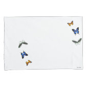 Schmetterlings-Muster-Kissenbezug-Set Kissenbezug (Vorderseite-Rechts)