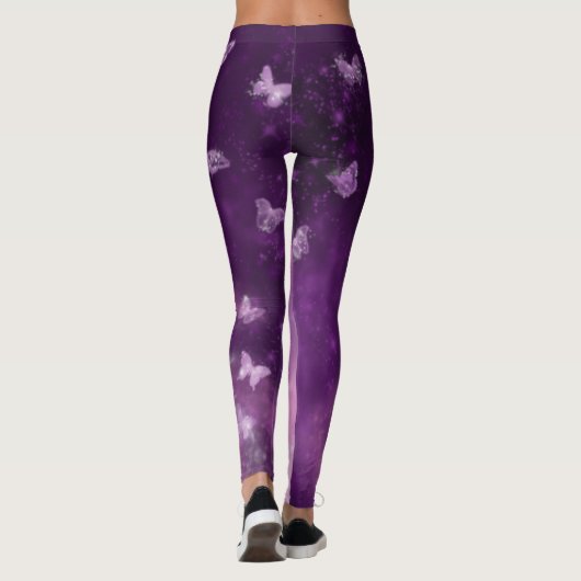 Schmetterlings-Nebelfleck Leggings (Rückseite)