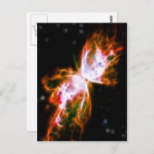 Schmetterlings-Nebelfleck Postkarte (Vorne/Hinten)