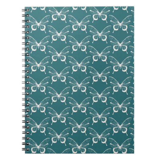 Schmetterlings Notizbuch Notizblock (Vorderseite)
