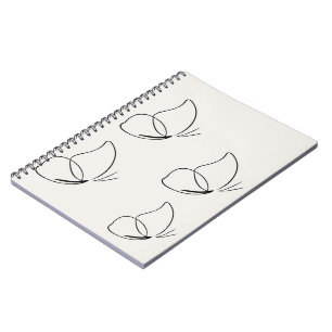Schmetterlings Notizbuch Notizblock