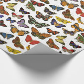 Schmetterlings-Packpapier Geschenkpapier (Ecke)