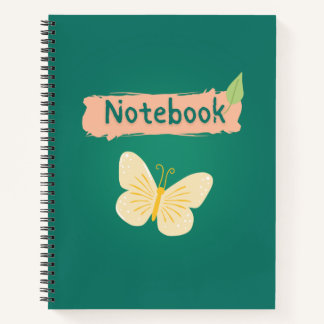 Schmetterlings-Planer-Notizbuch Notizblock