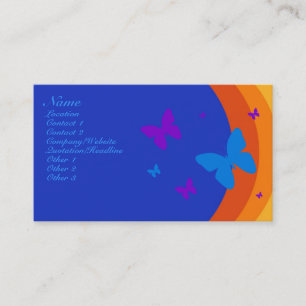 Schmetterlings-Regenbogen Visitenkarte