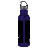 Schmetterlings-Regenbogen-Wasser-Flasche Edelstahlflasche (Rückseite)