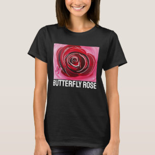 Schmetterlings-Rosen-Malerei von Alfred Fox T-Shirt
