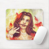 "Schmetterlings-Ruf" Mousepad (Mit Mouse)
