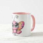 Schmetterlings-Schatz-Kaffeetasse Tasse (VorderseiteRechts)