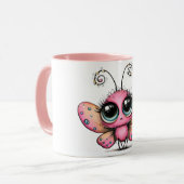 Schmetterlings-Schatz-Kaffeetasse Tasse (Vorderseite Links)