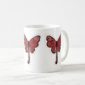 Schmetterlings-Schirm-Fusionsbecher Kaffeetasse (VorderseiteRechts)