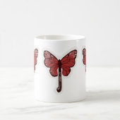 Schmetterlings-Schirm-Fusionsbecher Kaffeetasse (Mittel)