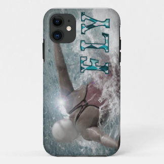 Schmetterlings-Schlagmann-Schwimmen iPhone Fall Case-Mate iPhone Hülle