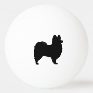Schmetterlings-Silhouette Tischtennisball