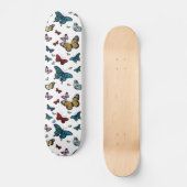 Schmetterlings-Skateboard Skateboard (Vorderseite)