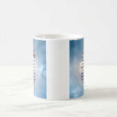 Schmetterlings-"so geliebtes" Gedicht Kaffeetasse (Mittel)