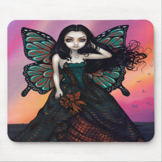 "Schmetterlings-Sonnenuntergang" Mousepad