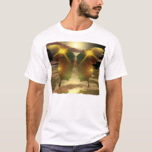 Schmetterlings-Sonnenuntergang T-Shirt