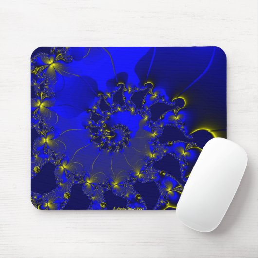 Schmetterlings-Spirale Mousepad (Mit Mouse)
