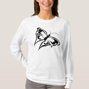 Schmetterlings-Spitze T-Shirt