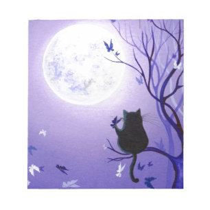 Schmetterlings-Strudel Notizblock