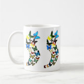 Schmetterlings-Strudel-Tasse Kaffeetasse (Links)