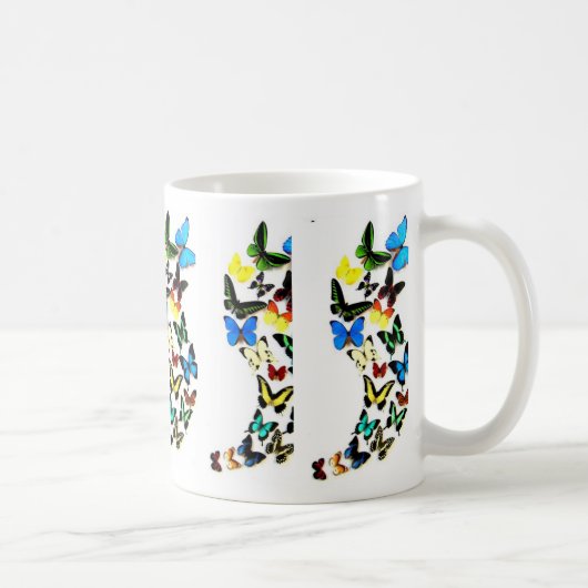 Schmetterlings-Strudel-Tasse Kaffeetasse (Rechts)