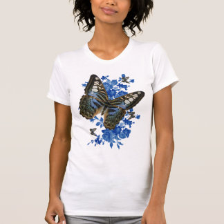 Schmetterlings-T-Shirt - Damen-Schmetterlings-T - T-Shirt