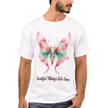 Schmetterlings-T-Shirt 'Spread Your Wings'