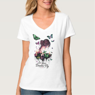Schmetterlings-T-Shirt   Whimsical Fairycore Coque T-Shirt