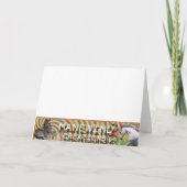 SCHMETTERLINGS-TANZ Gruß-Karte Karte (Rückseite)